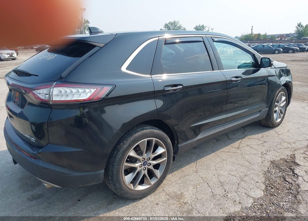2015 FORD EDGE TITANIUM VIN: 2FMTK4K82FBB41687