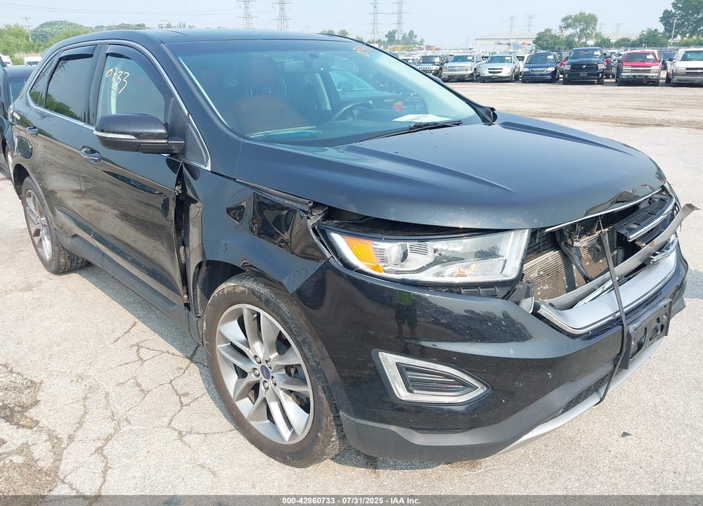 2015 FORD EDGE TITANIUM VIN: 2FMTK4K82FBB41687