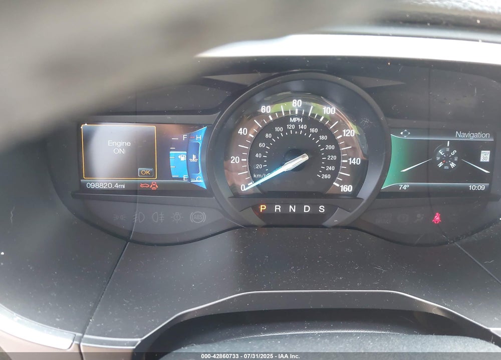 2015 FORD EDGE TITANIUM VIN: 2FMTK4K82FBB41687