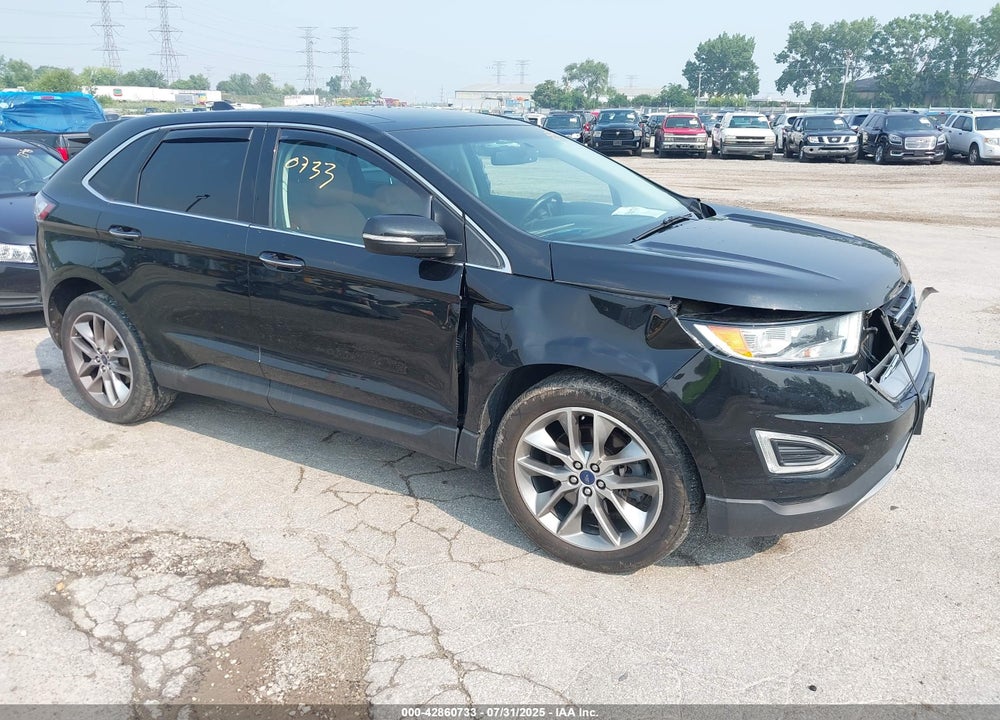 2015 FORD EDGE TITANIUM VIN: 2FMTK4K82FBB41687