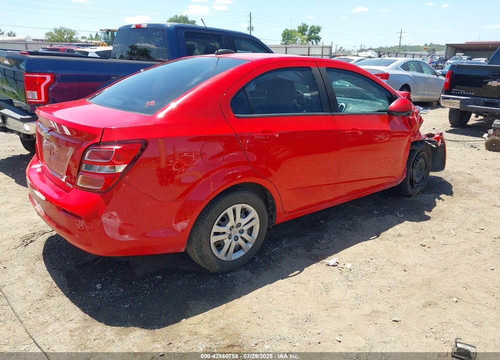 2017 CHEVROLET SONIC VIN: 1G1JB5SHXH4174606