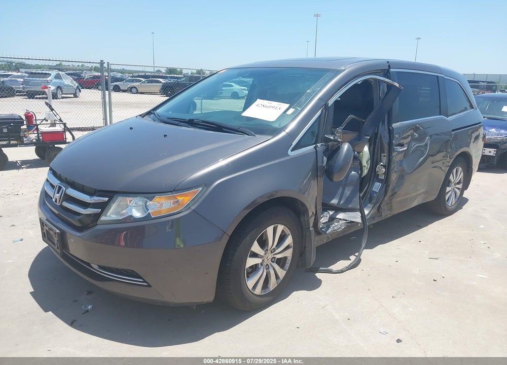 2016 HONDA ODYSSEY EX-L VIN: 5FNRL5H67GB145567