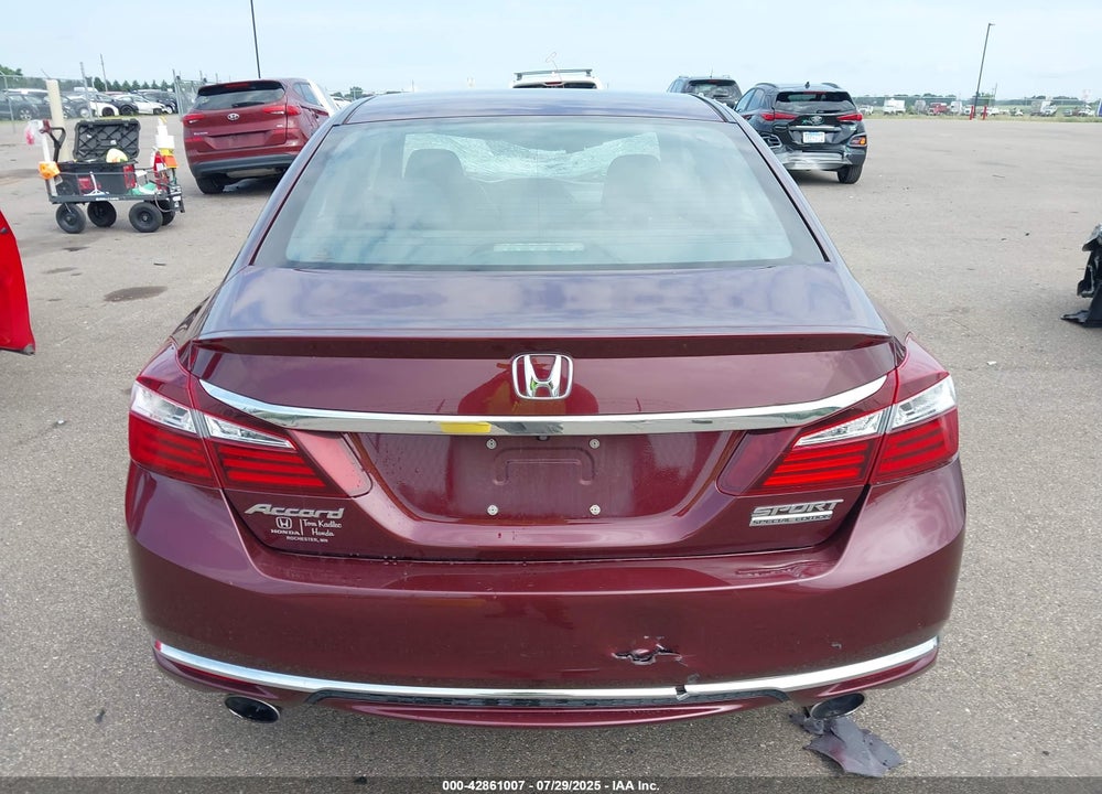 2017 HONDA ACCORD SPORT SE VIN: 1HGCR2F10HA117597