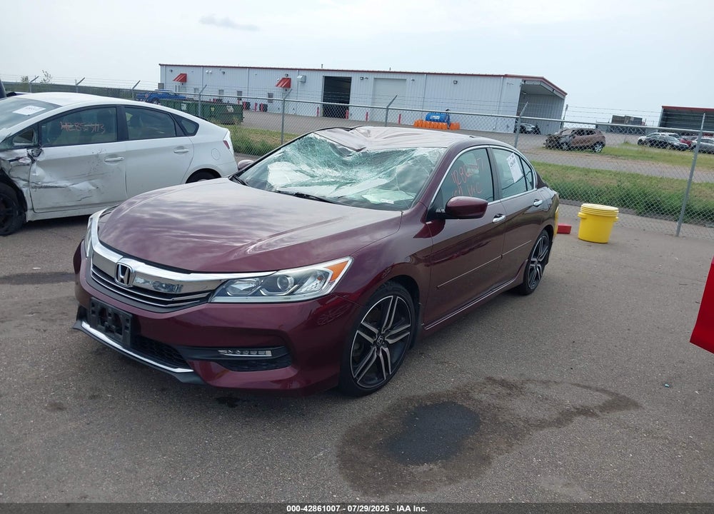 2017 HONDA ACCORD SPORT SE VIN: 1HGCR2F10HA117597