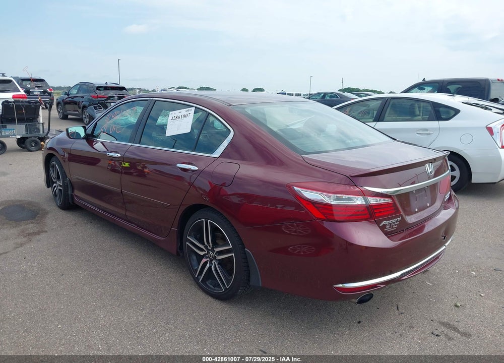 2017 HONDA ACCORD SPORT SE VIN: 1HGCR2F10HA117597