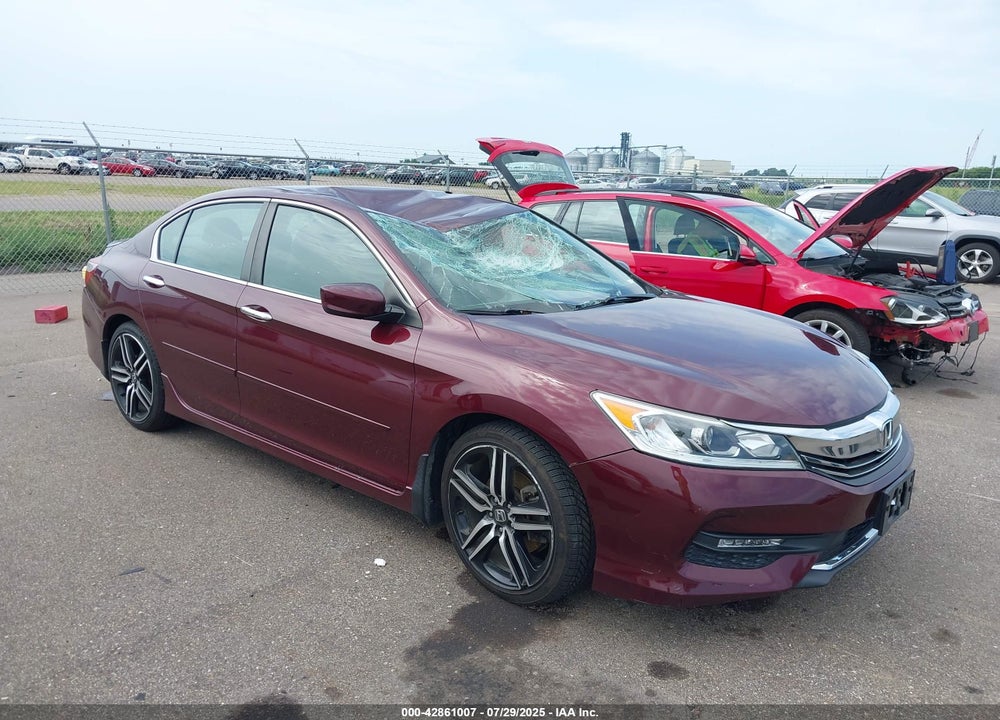 2017 HONDA ACCORD SPORT SE VIN: 1HGCR2F10HA117597