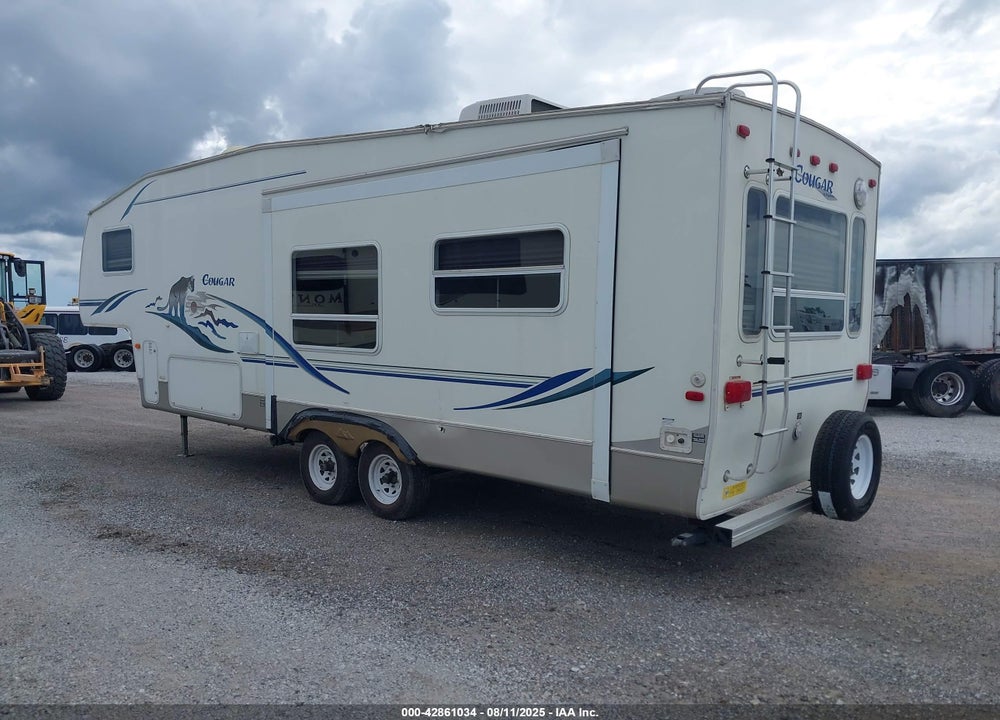 2004 COUGAR 5TH WHEEL VIN: 4YDF285284K041268