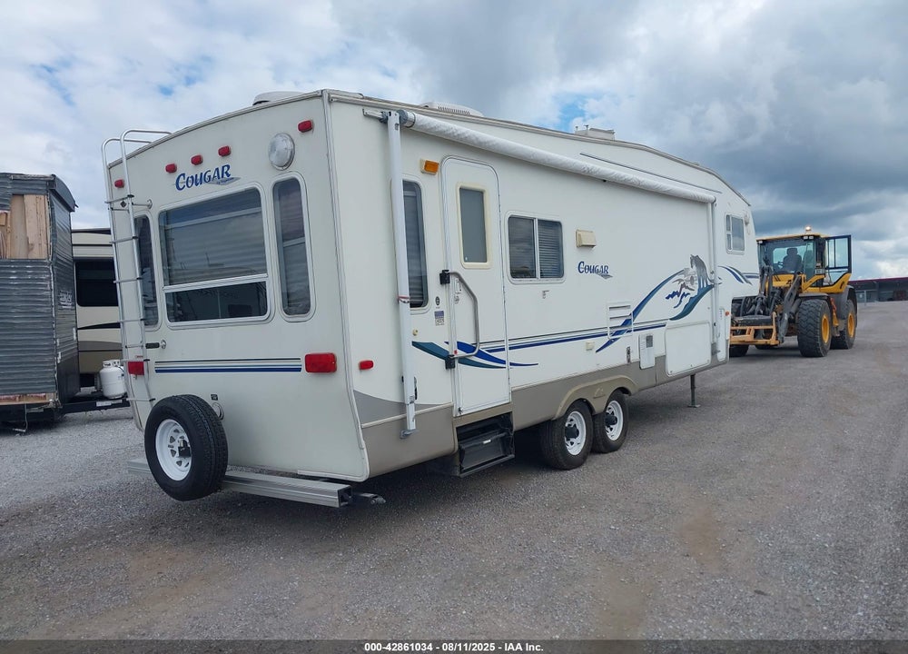 2004 COUGAR 5TH WHEEL VIN: 4YDF285284K041268