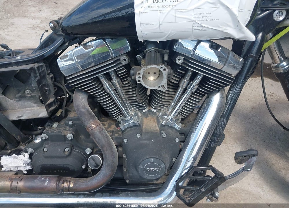 2013 HARLEY-DAVIDSON FXDWG DYNA WIDE GLIDE VIN: 1HD1GPM13DC325952