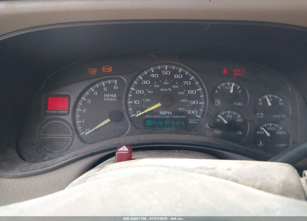 2000 GMC SIERRA 1500 SLE VIN: 2GTEC19V7Y1401529