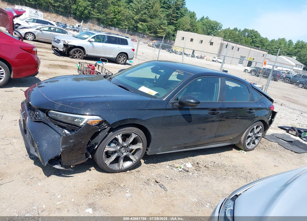 2025 HONDA CIVIC  HYBRID SPORT TOURING VIN: 19XFL4H96SE006746