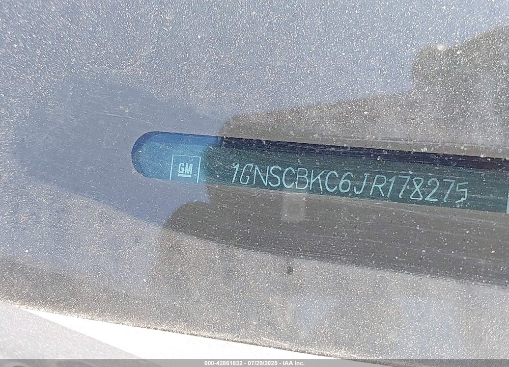 2018 CHEVROLET TAHOE VIN: 1GNSCBKC6JR178275
