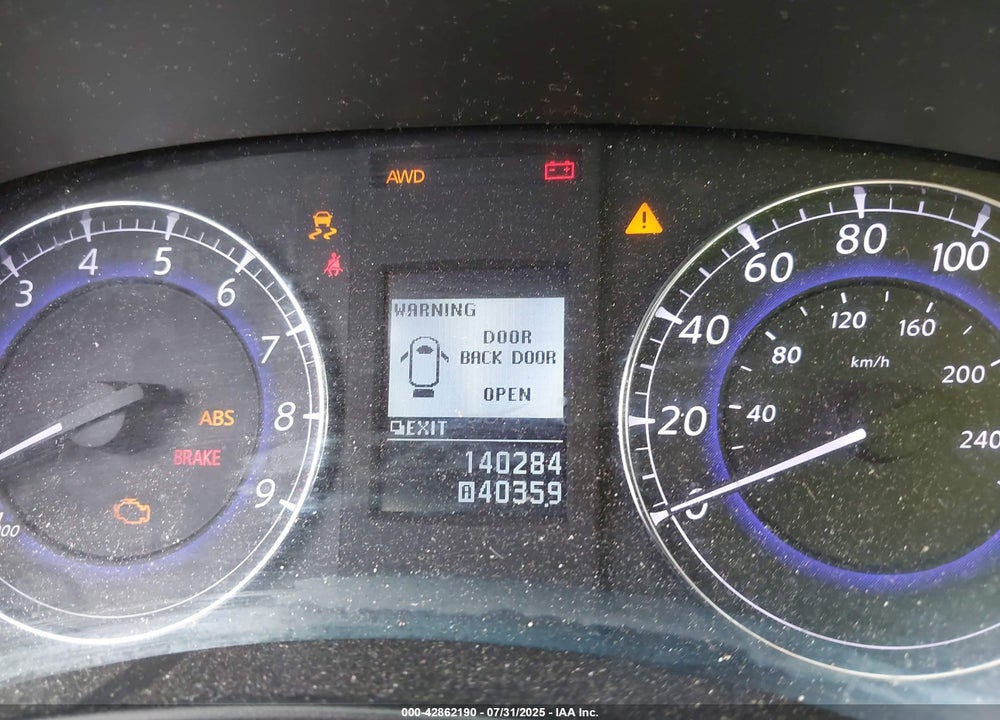 2012 INFINITI EX35 VIN: JN1AJ0HR6CM450563