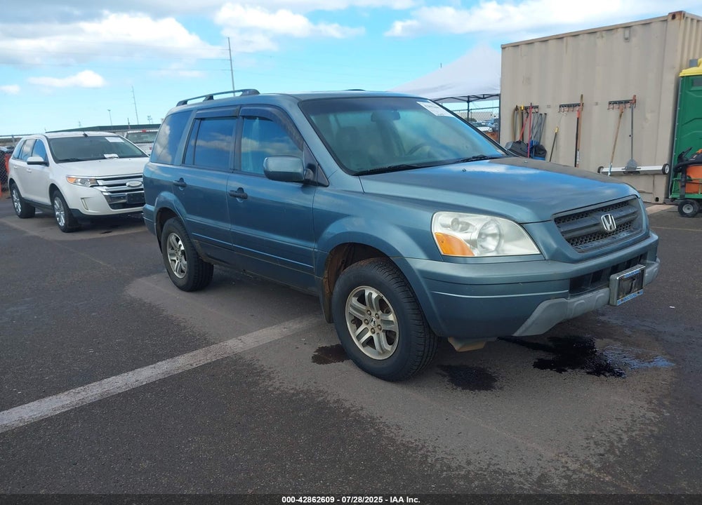2005 HONDA PILOT EX-L VIN: 2HKYF18675H500943