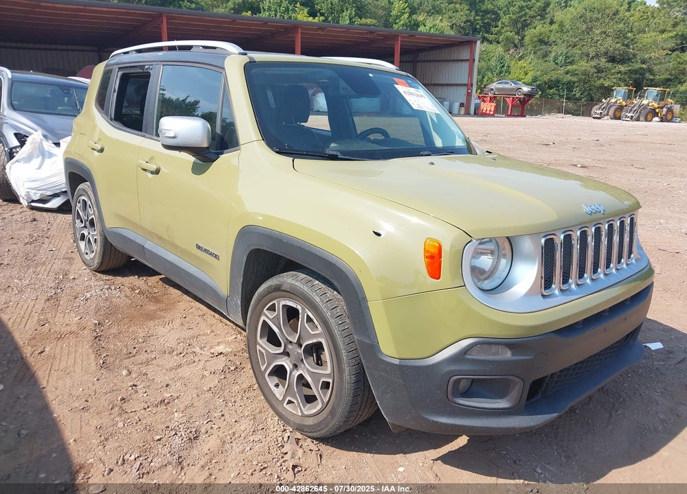 2015 JEEP RENEGADE LIMITED VIN: ZACCJADT8FPB26789