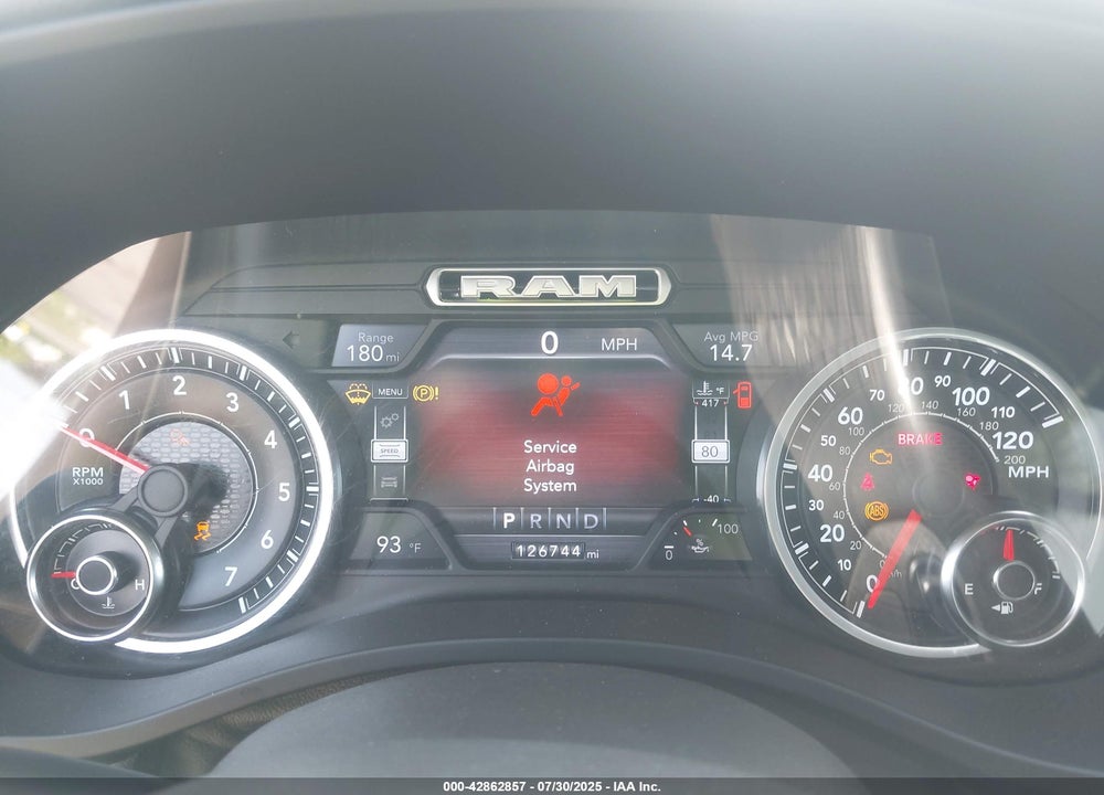 2019 RAM 1500 VIN: 1C6SRFFT4KN597234