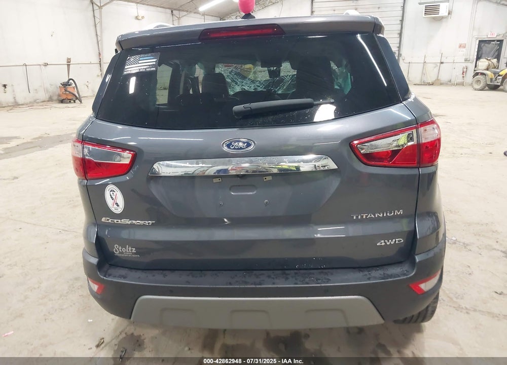 2021 FORD ECOSPORT VIN: MAJ6S3KL0MC399578