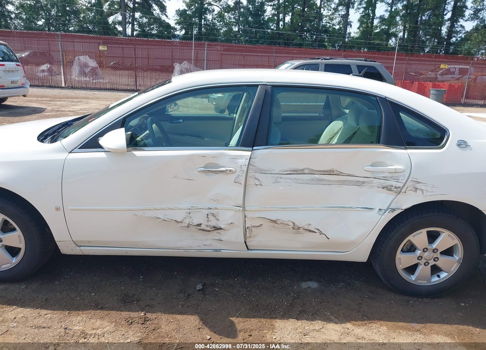 2008 CHEVROLET IMPALA LT VIN: 2G1WT58K381353555