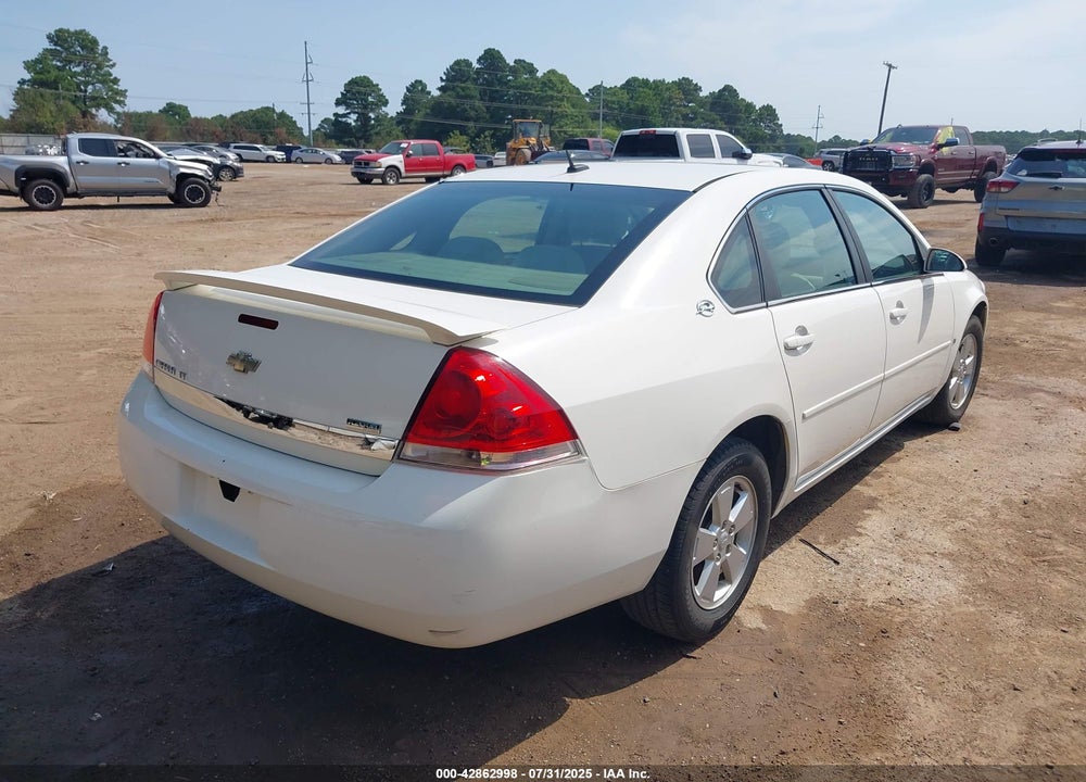 2008 CHEVROLET IMPALA LT VIN: 2G1WT58K381353555