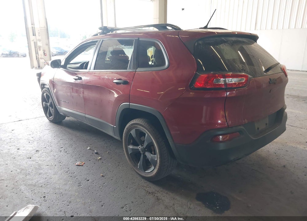 2016 JEEP CHEROKEE VIN: 1C4PJLAB4GW370257