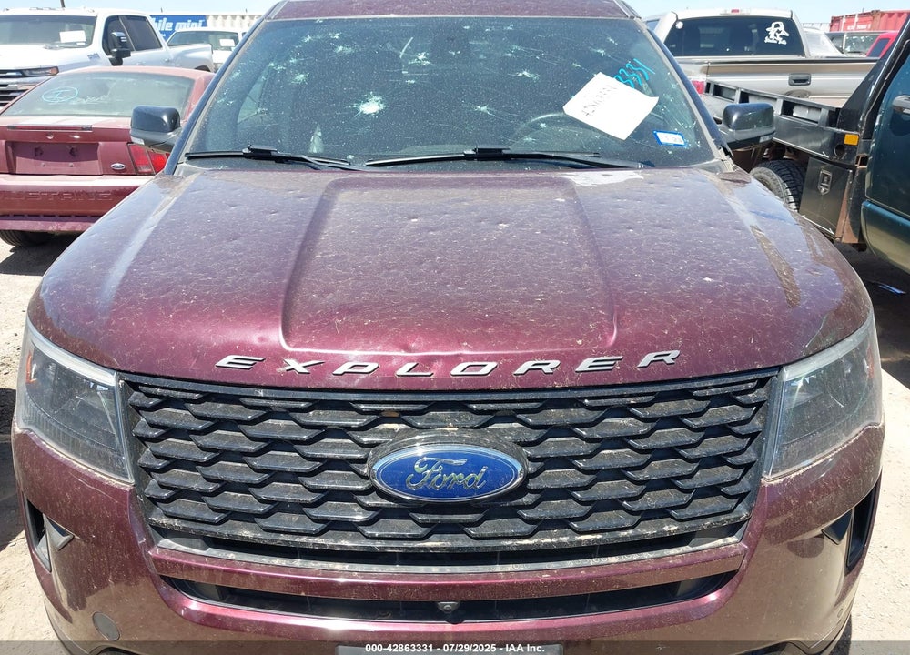 2018 FORD EXPLORER VIN: 1FM5K8GT8JGC25849