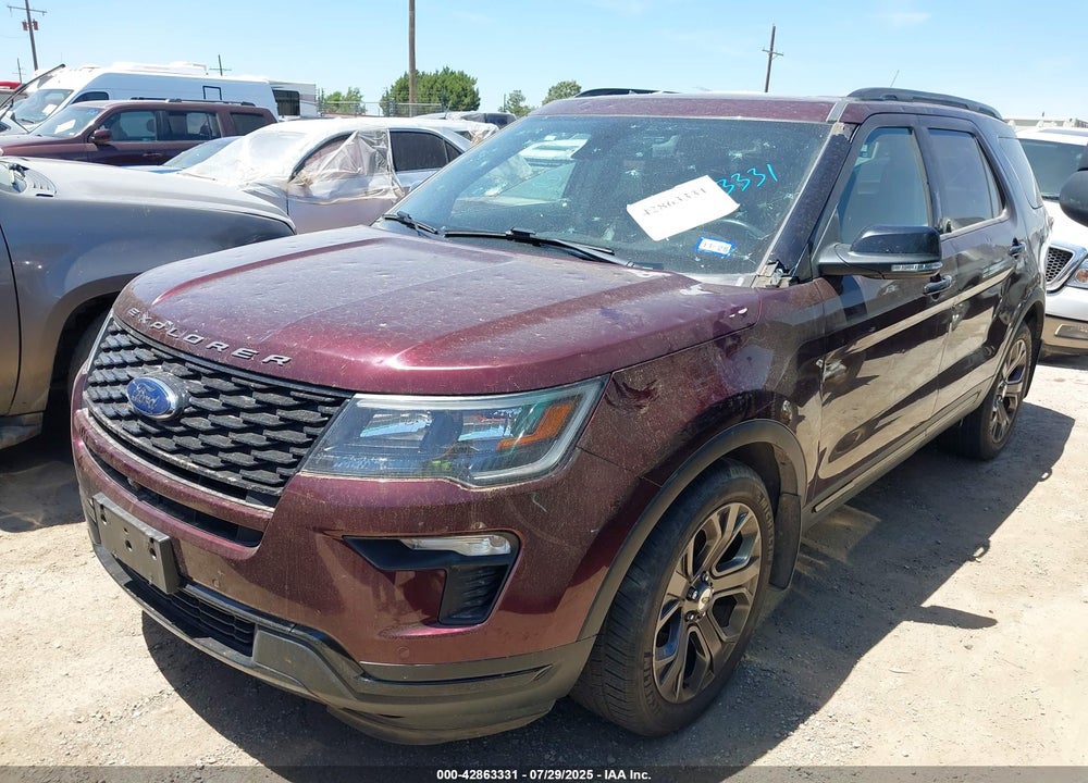 2018 FORD EXPLORER VIN: 1FM5K8GT8JGC25849