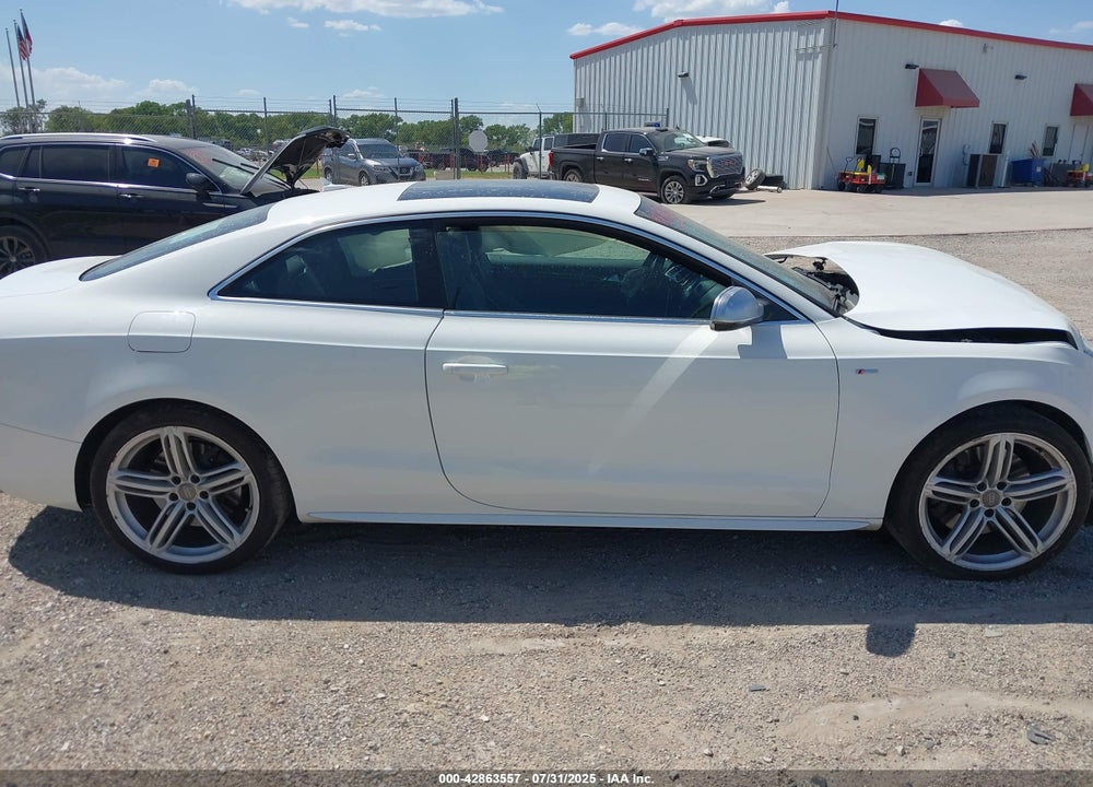 2013 AUDI S5 VIN: WAUCGAFR4DA001735