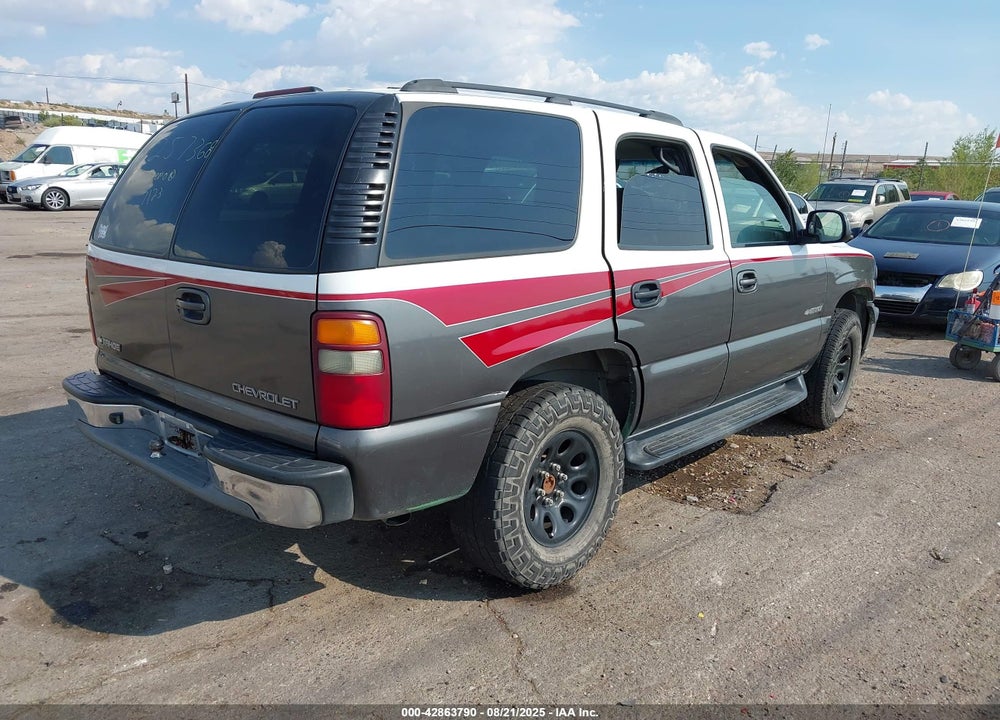 2002 CHEVROLET TAHOE SPECIAL SERVICES VIN: 1GNEK13Z72J257368