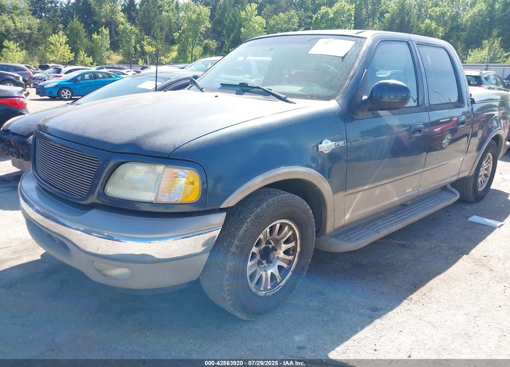 2002 FORD F-150 VIN: 1FTRW07L32KC43444