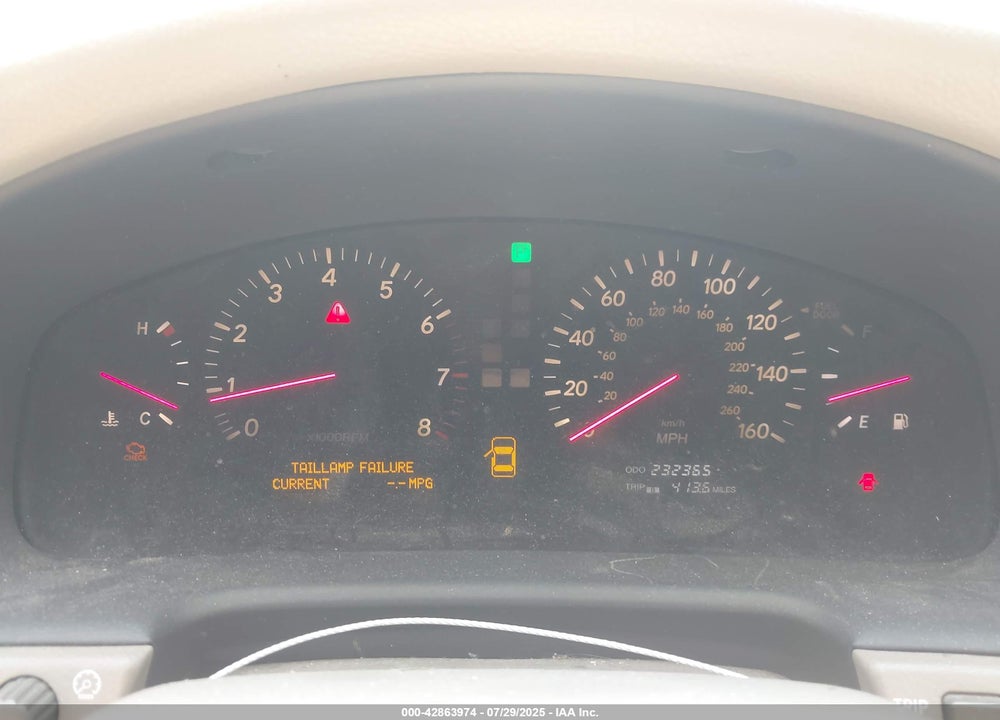 2001 LEXUS LS 430 VIN: JTHBN30F210033498