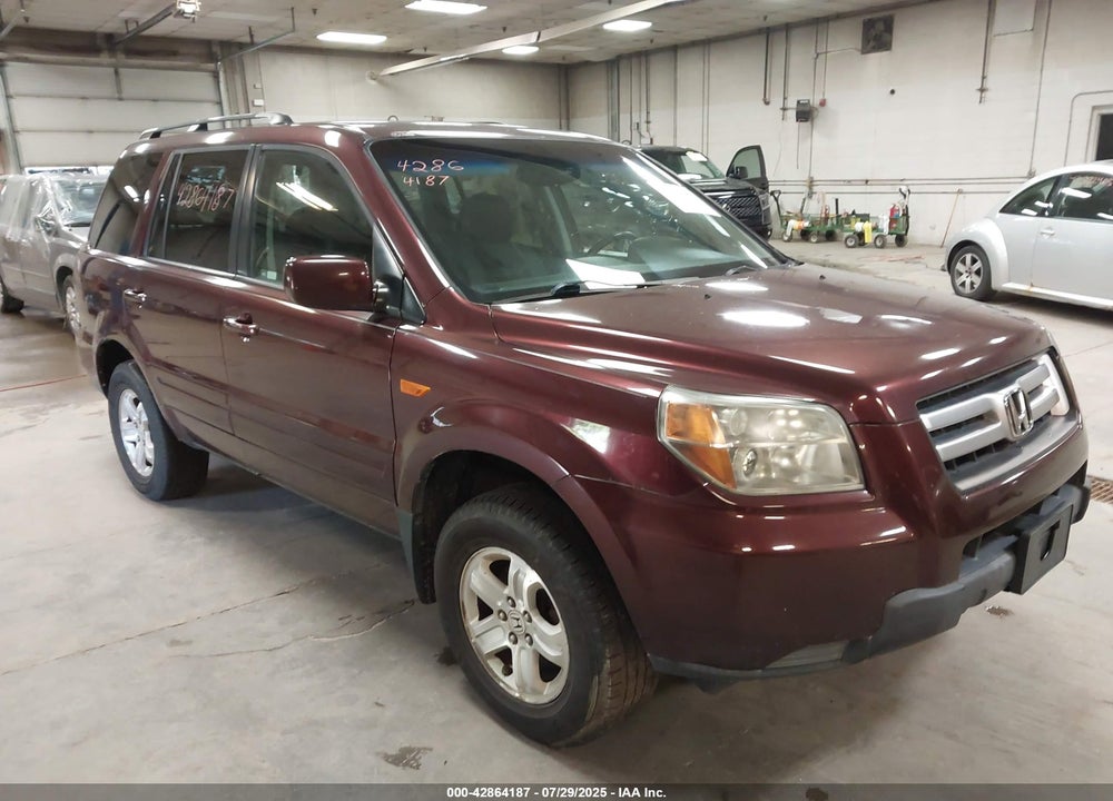 2008 HONDA PILOT VP VIN: 5FNYF18278B052705