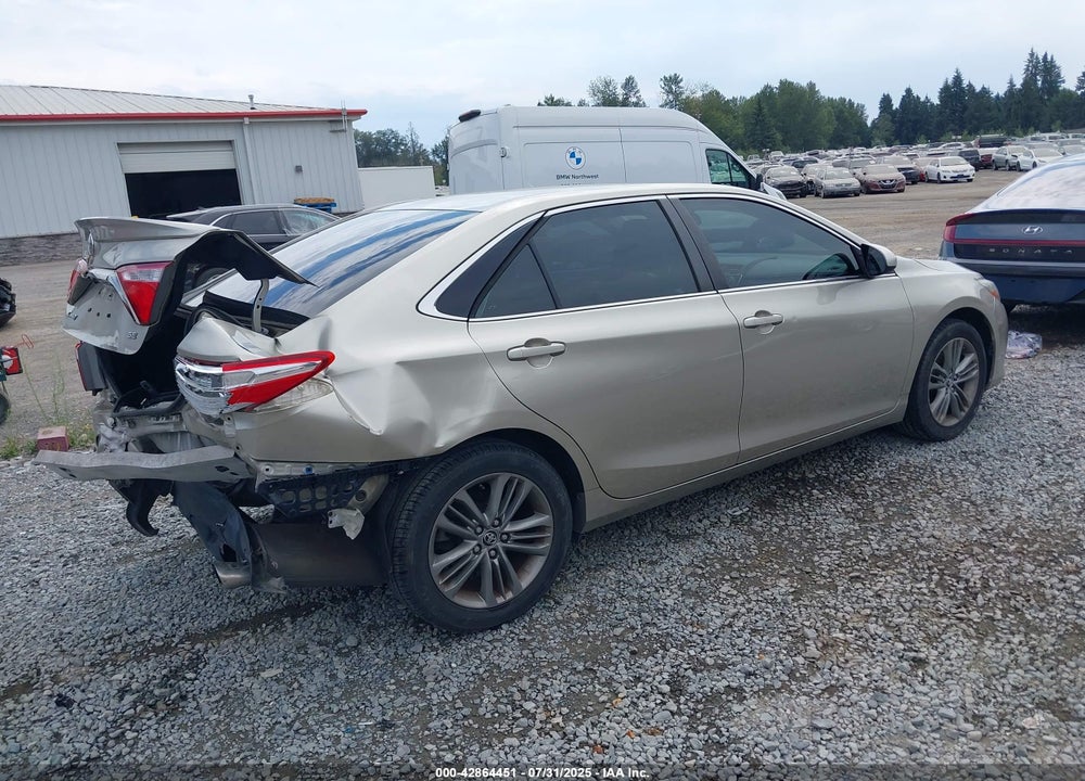 2015 TOYOTA CAMRY SE VIN: 4T1BF1FK9FU496662