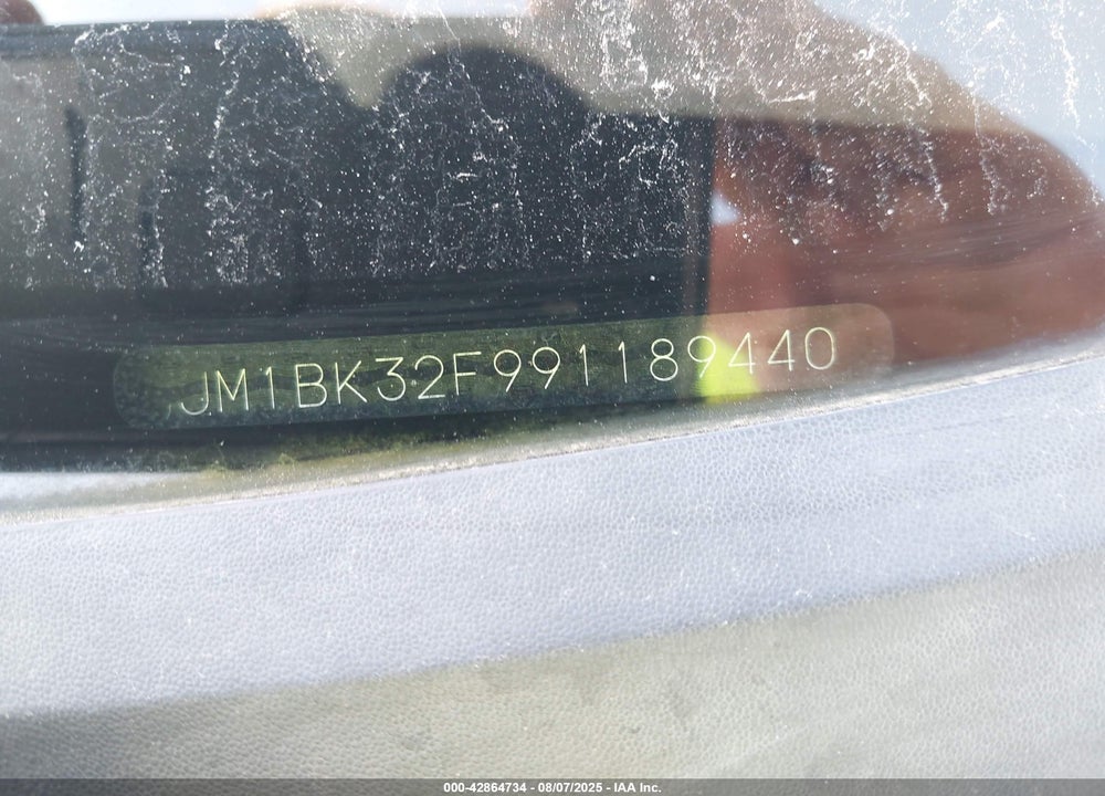 2009 MAZDA 3 I VIN: JM1BK32F991189440