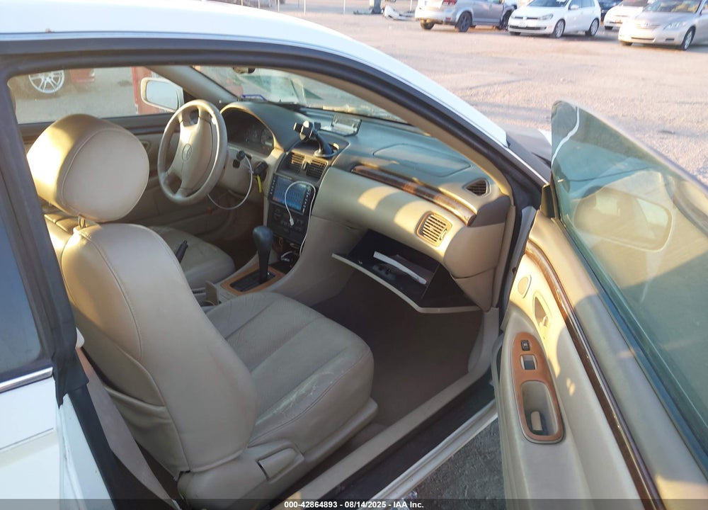 2000 TOYOTA CAMRY SOLARA SLE V6 VIN: 2T1CF22PXYC309722