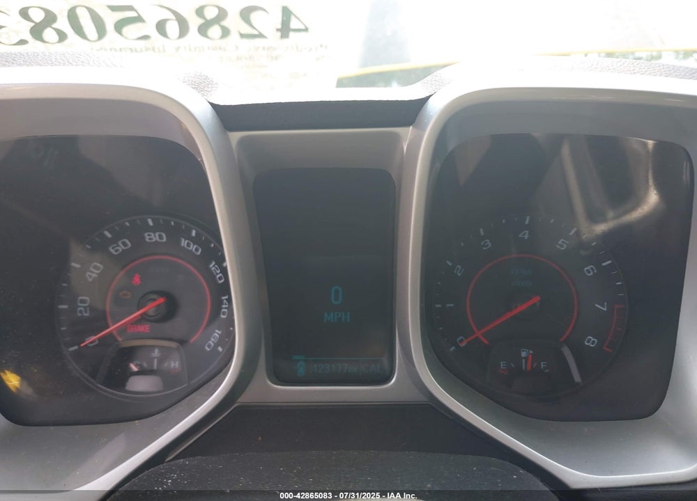 2013 CHEVROLET CAMARO VIN: 2G1FE1E38D9196388