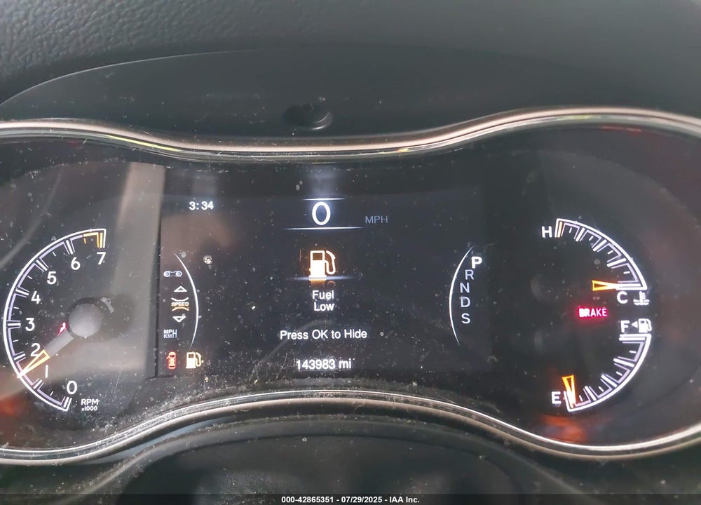 2015 JEEP GRAND CHEROKEE VIN: 1C4RJEBGXFC719324