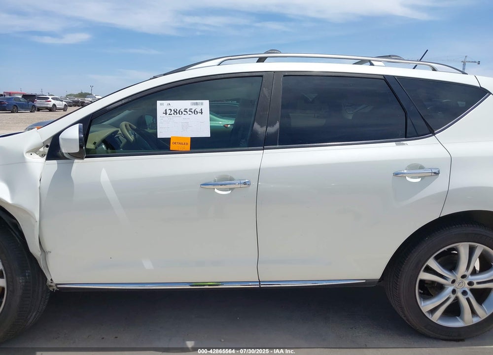 2009 NISSAN MURANO VIN: JN8AZ18W39W115747