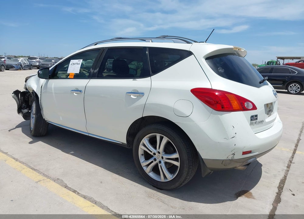 2009 NISSAN MURANO VIN: JN8AZ18W39W115747