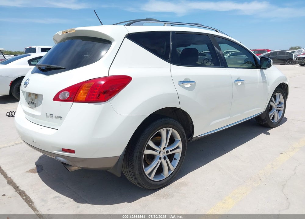 2009 NISSAN MURANO VIN: JN8AZ18W39W115747