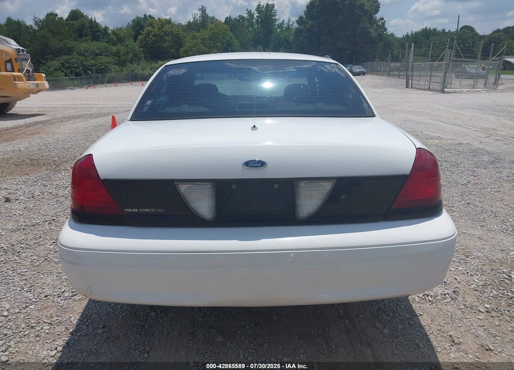 2008 FORD CROWN VICTORIA POLICE/POLICE INTERCEPTOR VIN: 2FAFP71V98X143363