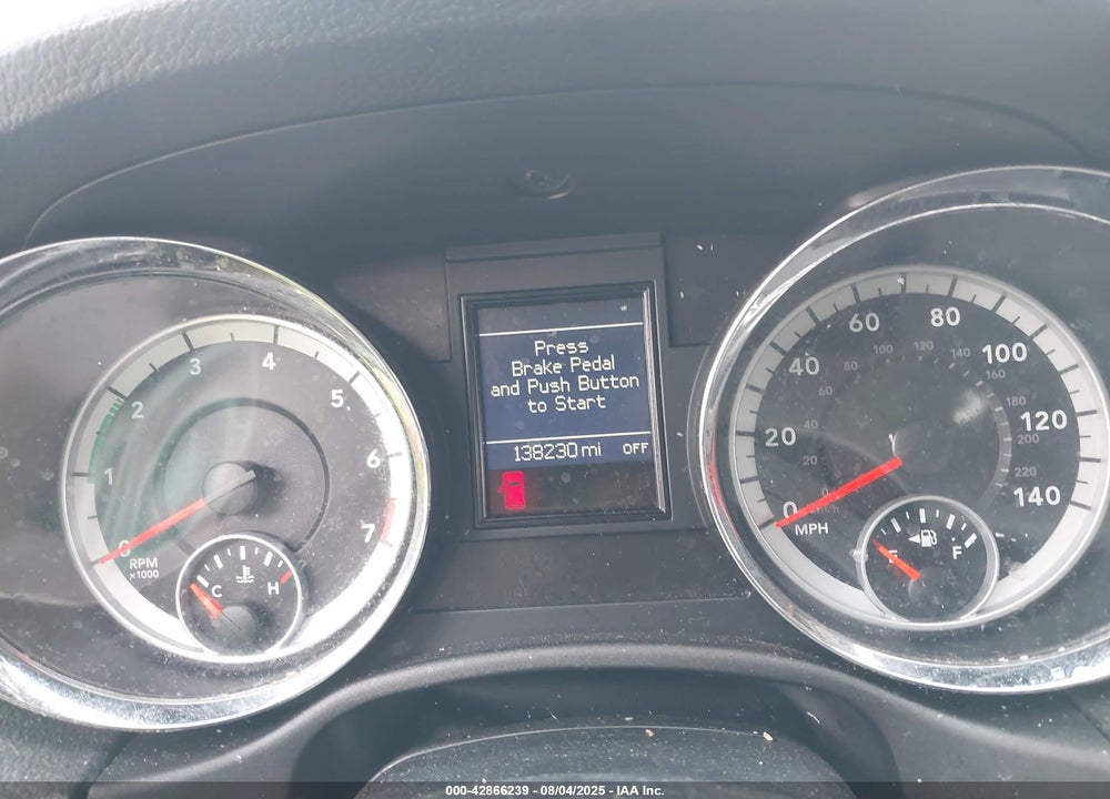2013 DODGE DURANGO VIN: 1C4RDJDGXDC554210