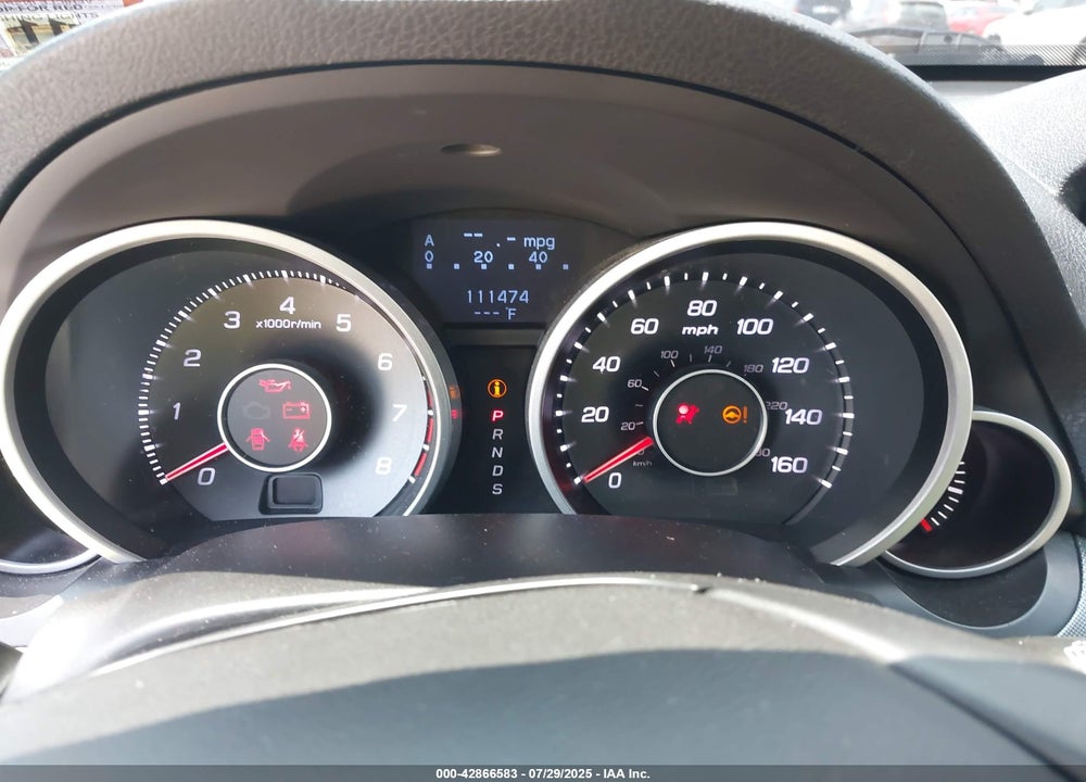 2012 ACURA TL VIN: 19UUA9F50CA007231