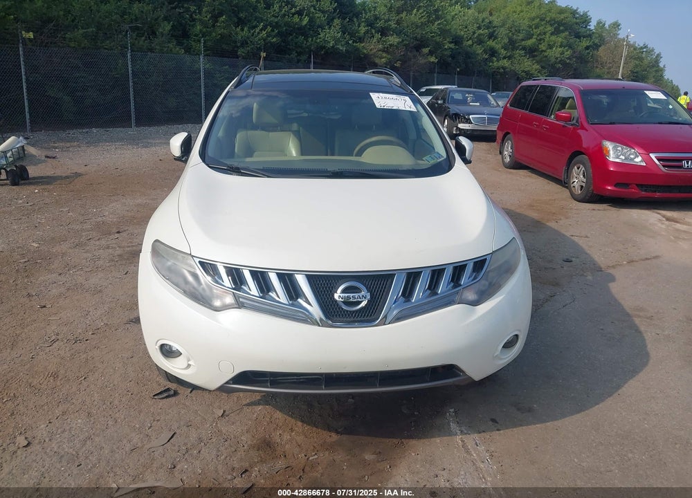 2010 NISSAN MURANO VIN: JNBAZ1MW6AW113212