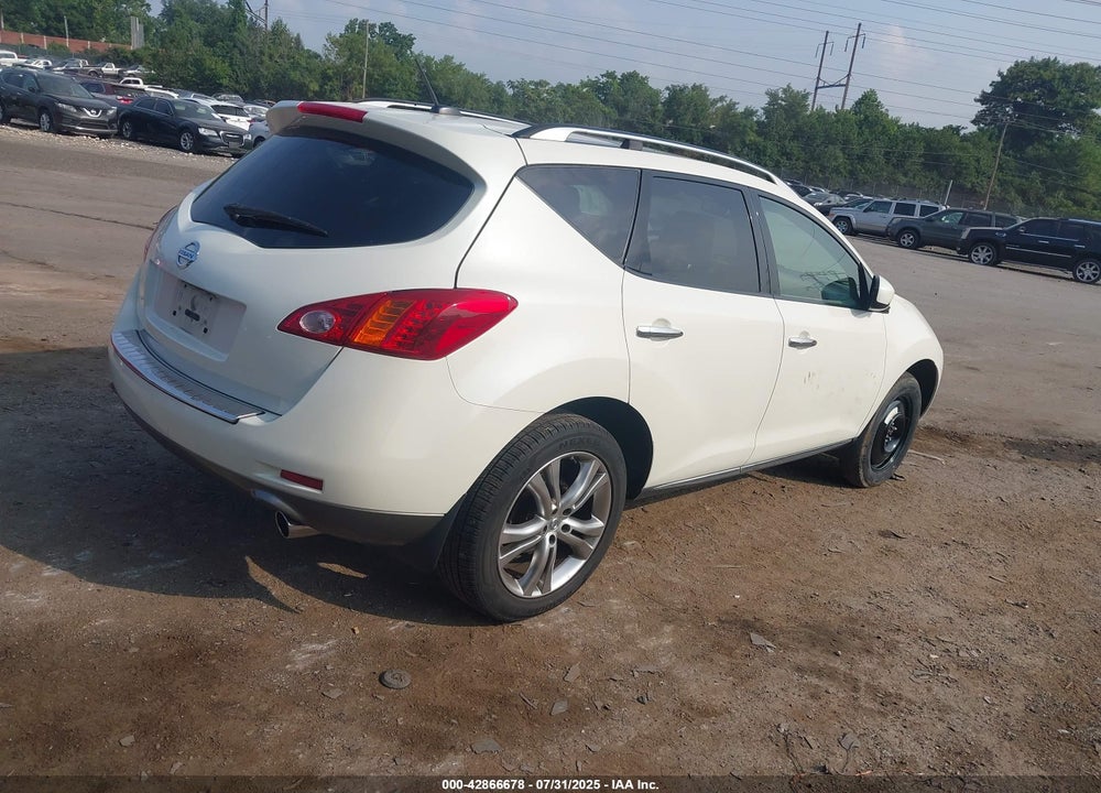 2010 NISSAN MURANO VIN: JNBAZ1MW6AW113212