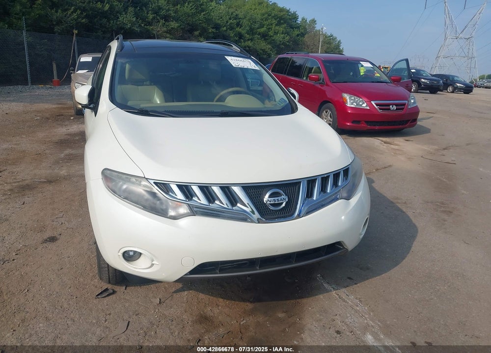 2010 NISSAN MURANO VIN: JNBAZ1MW6AW113212