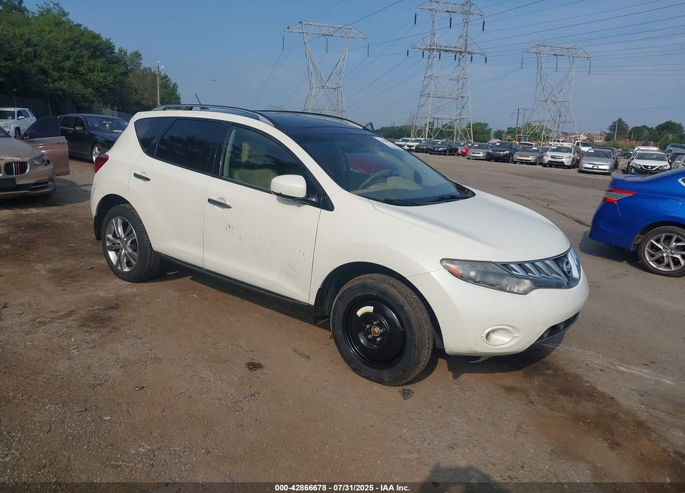 2010 NISSAN MURANO VIN: JNBAZ1MW6AW113212