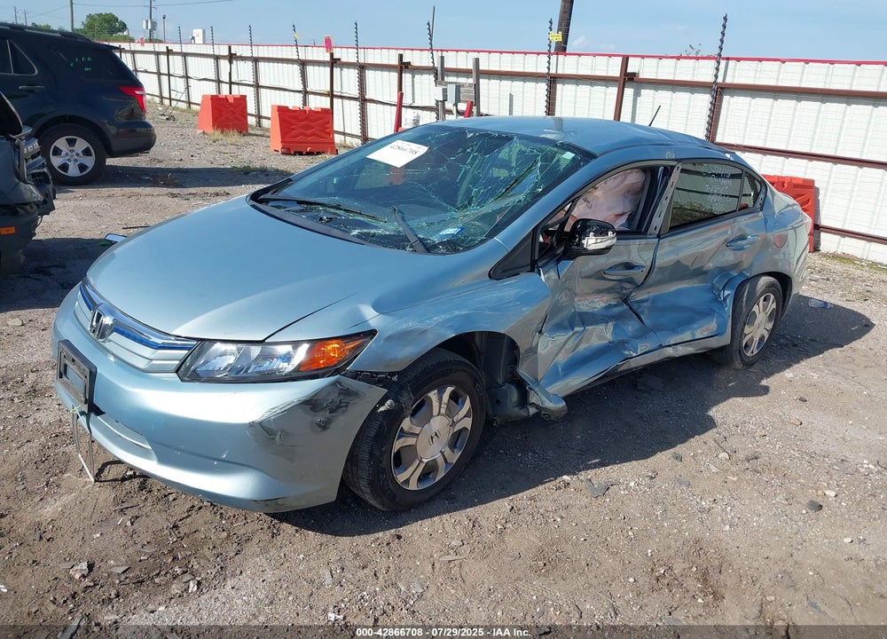 2012 HONDA CIVIC HYBRID VIN: JHMFB4F28CS004406