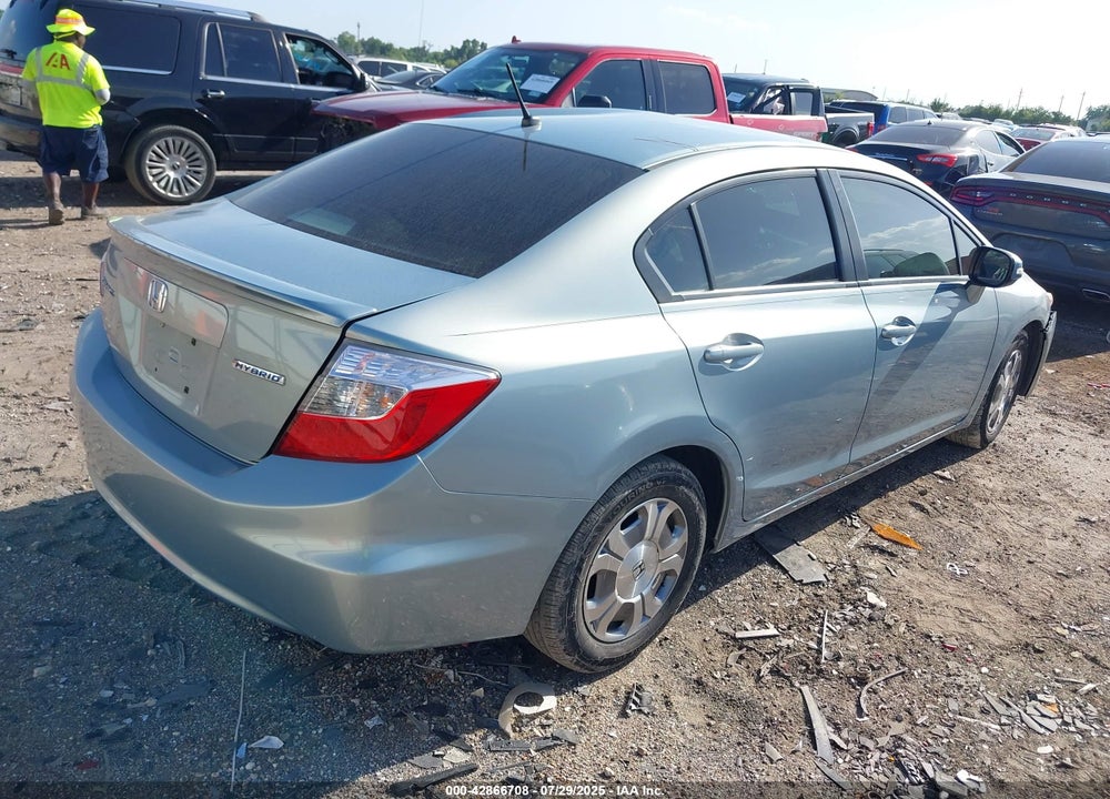 2012 HONDA CIVIC HYBRID VIN: JHMFB4F28CS004406