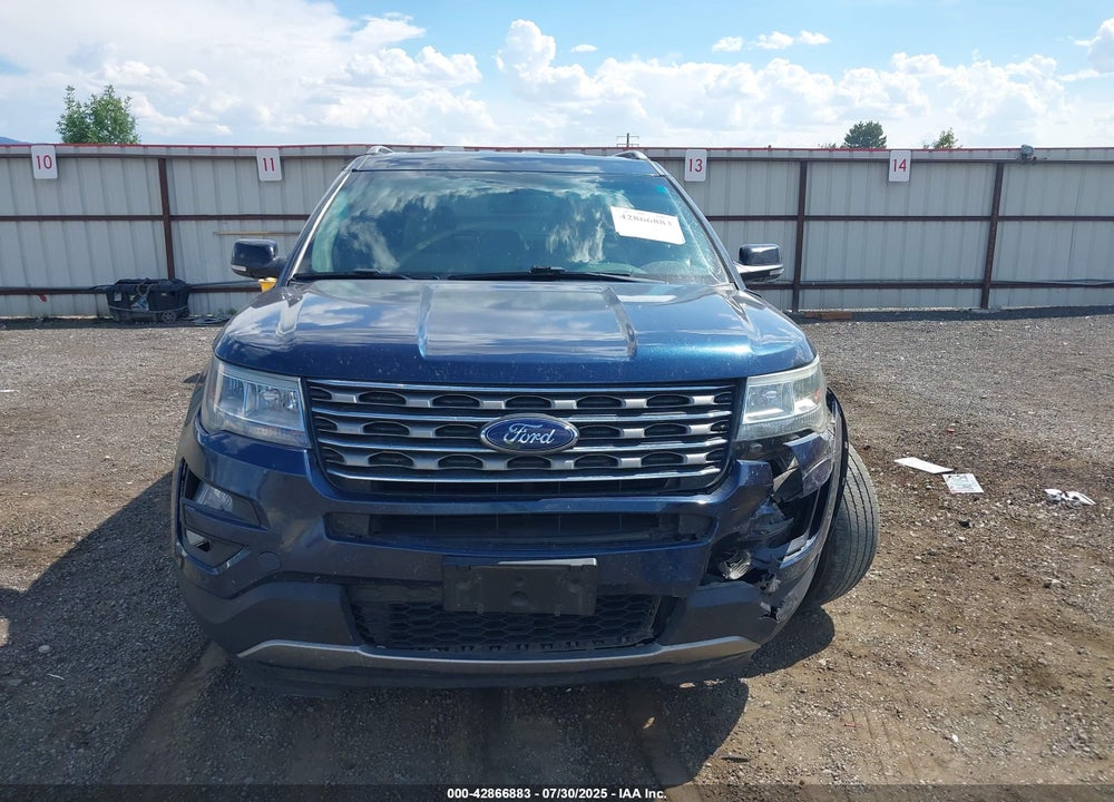2016 FORD EXPLORER VIN: 1FM5K8D87GGD10707