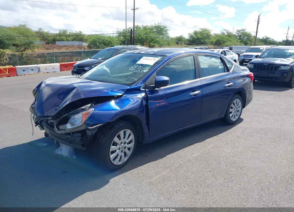2017 NISSAN SENTRA SV VIN: 3N1AB7AP8HY284095